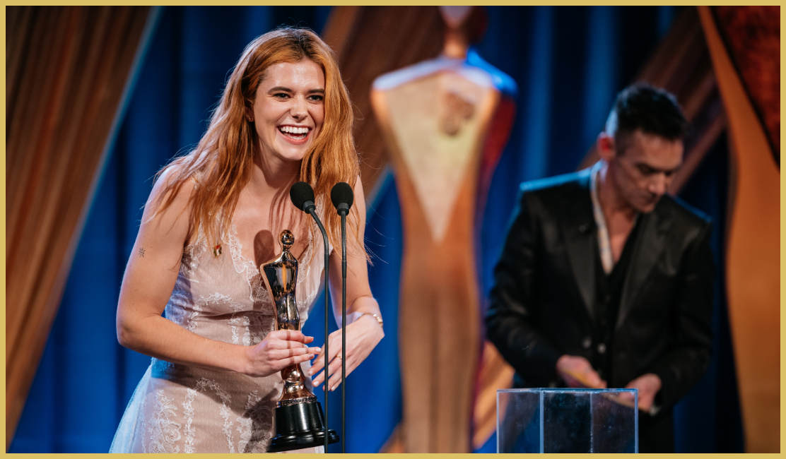 Alison Oliver 'Task' Winner Best Supporting Actress Drama 